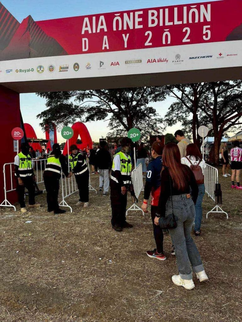 บอดี้การ์ด งานวิ่งงานแฟร์ เขาใหญ่